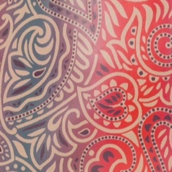 Patricia Nash Leather Poppy Tote Satchel Shoulder Bag "Greek Ombre" - New - Picture 6 of 6